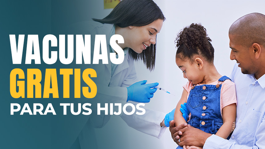 Ni�a recibe vacunas gratis para el regreso a clases en la Florida